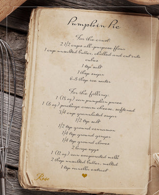 Rose’s Pumpkin Pie