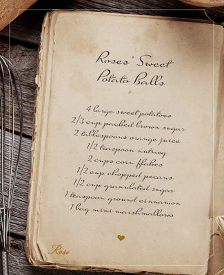 Roses' Sweet Potato Balls