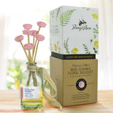 Mini Ceramic Floral Diffuser | Blush Rose