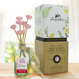 Mini Ceramic Floral Diffuser | Blush Rose