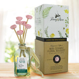 Mini Ceramic Floral Diffuser | Blush Rose