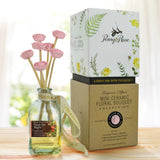 Mini Ceramic Floral Diffuser | Blush Rose