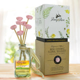 Mini Ceramic Floral Diffuser | Blush Rose