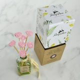 Mini Ceramic Floral Diffuser | Blush Rose