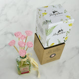 Mini Ceramic Floral Diffuser | Blush Rose