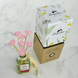 Mini Ceramic Floral Diffuser | Blush Rose