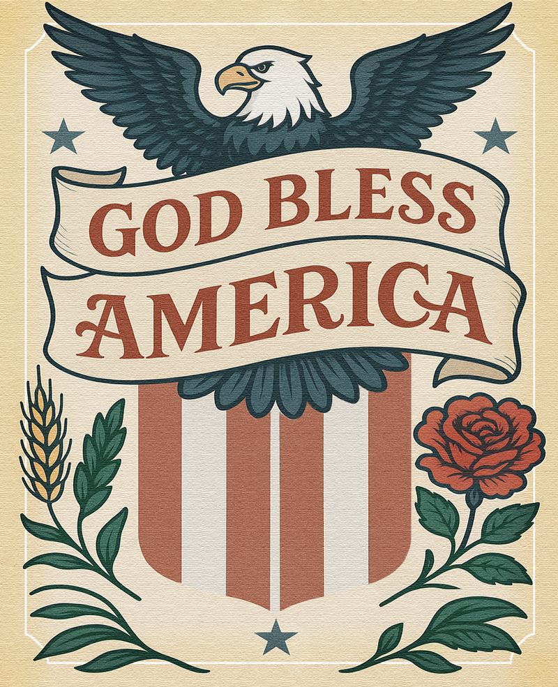 God Bless America: A Storybook of Small Towns, Symbols and Sentiments