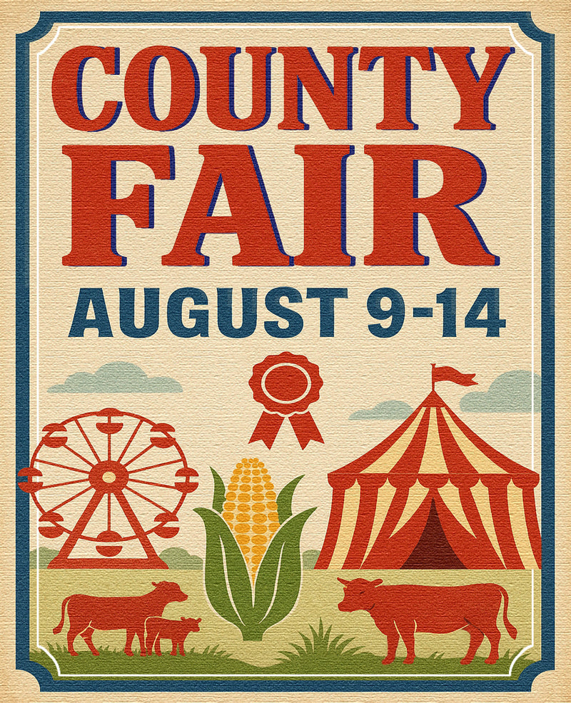 County Fairs: Rides, Ribbons & the Red, White & Blue of Americana