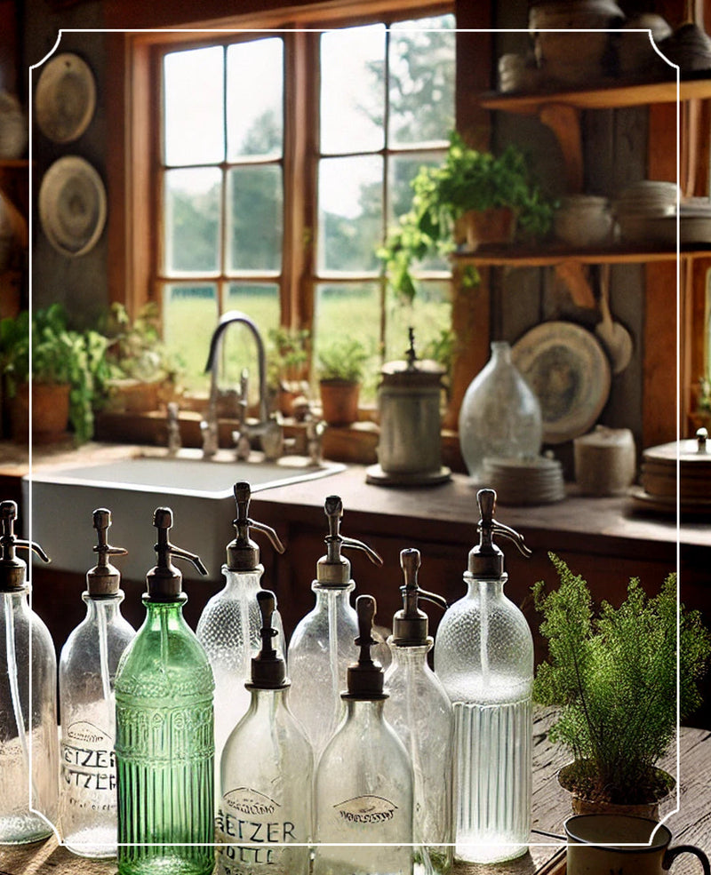 Vintage Seltzer Bottles to Penny & Rose: A Timeless Inspiration