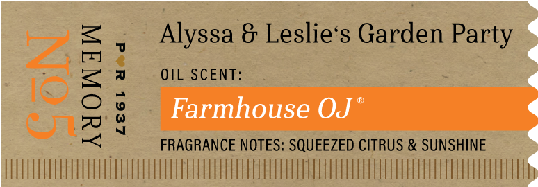 Custom Penny and Rose label example