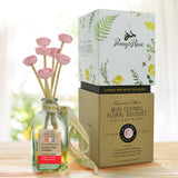Mini Ceramic Floral Diffuser | Blush Rose