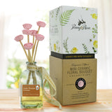 Mini Ceramic Floral Diffuser | Blush Rose