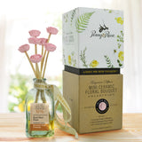 Mini Ceramic Floral Diffuser | Blush Rose