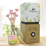 Mini Ceramic Floral Diffuser | Blush Rose