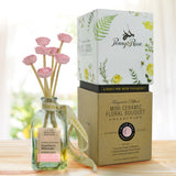 Mini Ceramic Floral Diffuser | Blush Rose