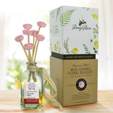 Mini Ceramic Floral Diffuser | Blush Rose