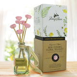 Mini Ceramic Floral Diffuser | Blush Rose