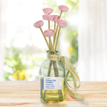 Mini Ceramic Floral Diffuser | Blush Rose