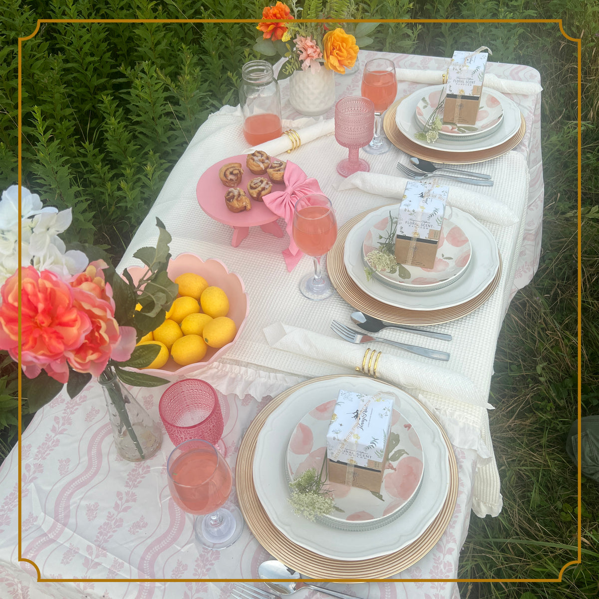 Penny and Rose event tablescape