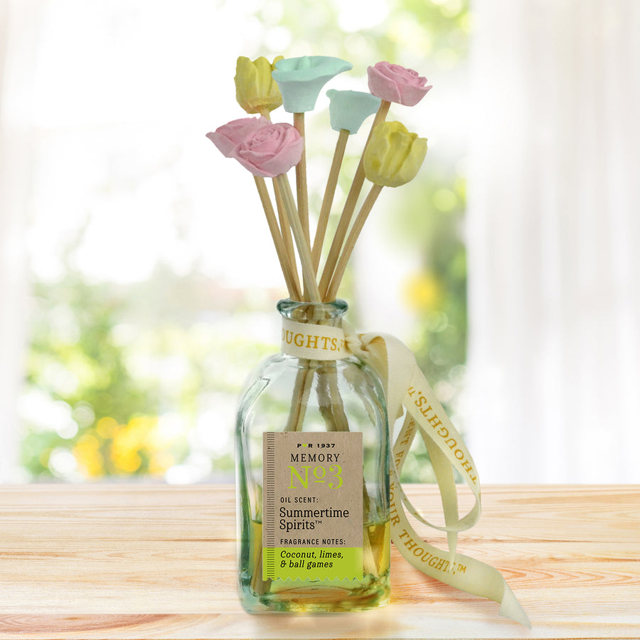Mini Ceramic Floral Diffuser | Summertime Mix
