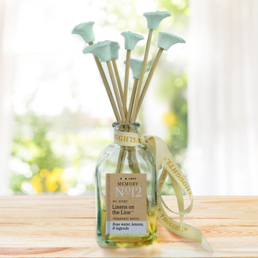 Mini Ceramic Floral Diffuser | Spring Calla Lily