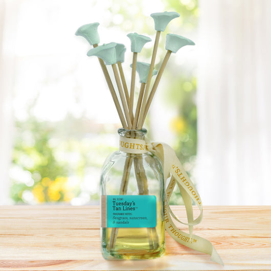 Mini Ceramic Floral Diffuser | Spring Calla Lily