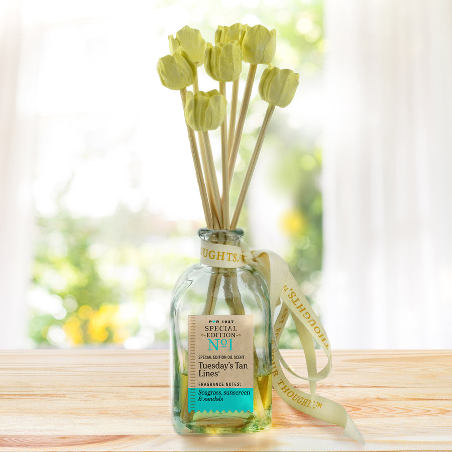 Mini Ceramic Floral Diffuser | Sunshine Tulip