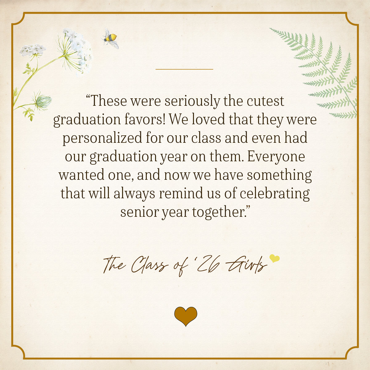 Custom Penny and Rose event favors
