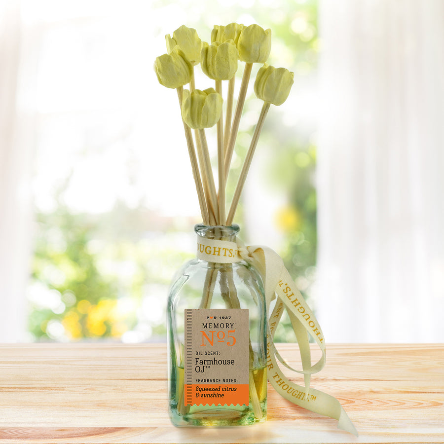 Mini Ceramic Floral Diffuser | Sunshine Tulip